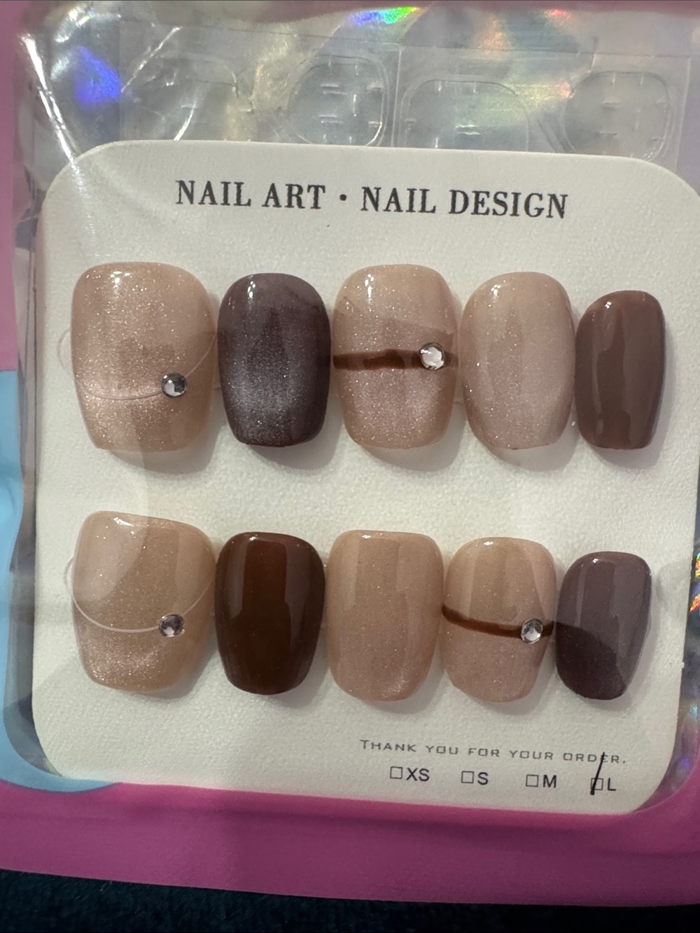 Shimmer Press-On Nail Set